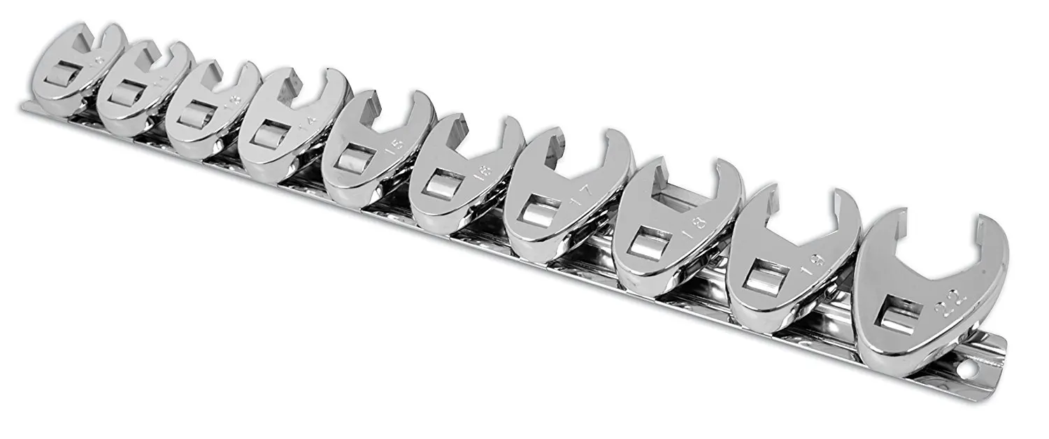 Laser - 3282 Wrench Set - Crows Foot 10pc