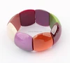 Candy Color Square Acrylic Bangle Boho Bangle Summer Beach Bangle
