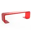 Modern Furniture Cube Side Cheap Tea Wholesale Red Acrylic Coffee Table