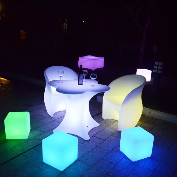 Wholesale Decorative Led Lighted Up Outdoor Party Event Lounge Furniture Set Supplier Buy Led