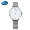 Classical Custom Logo White Dial Silver Case Watch Women Mickey Mouse with Quartz Movement