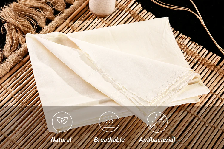 Super Quality Hemp/Cotton Plain Fabric 16sx16sx58x52 for shirts