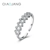 Wholesale 925 sterling silver infinity cubic zircon CZ ring Small Flower Lace Style For Girl