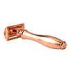 best selling mens metal black gold rose classics 2 blades baber shaving double edge safety razor