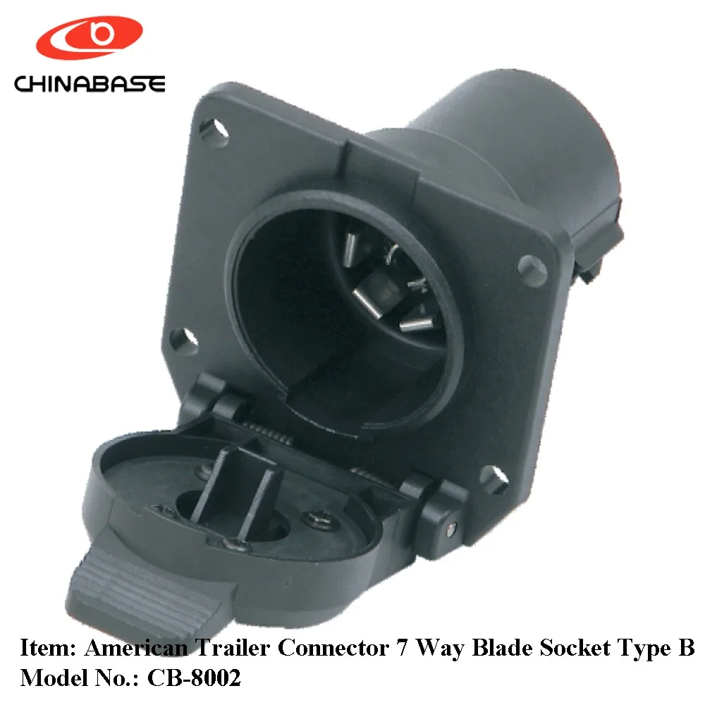 American Trailer Connector 7 Way Blade Socket Type B CB-8002