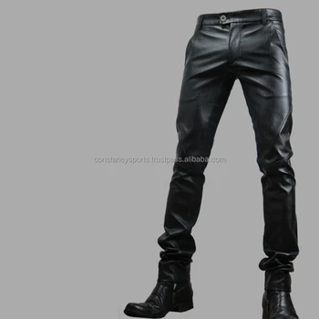real leather pants mens