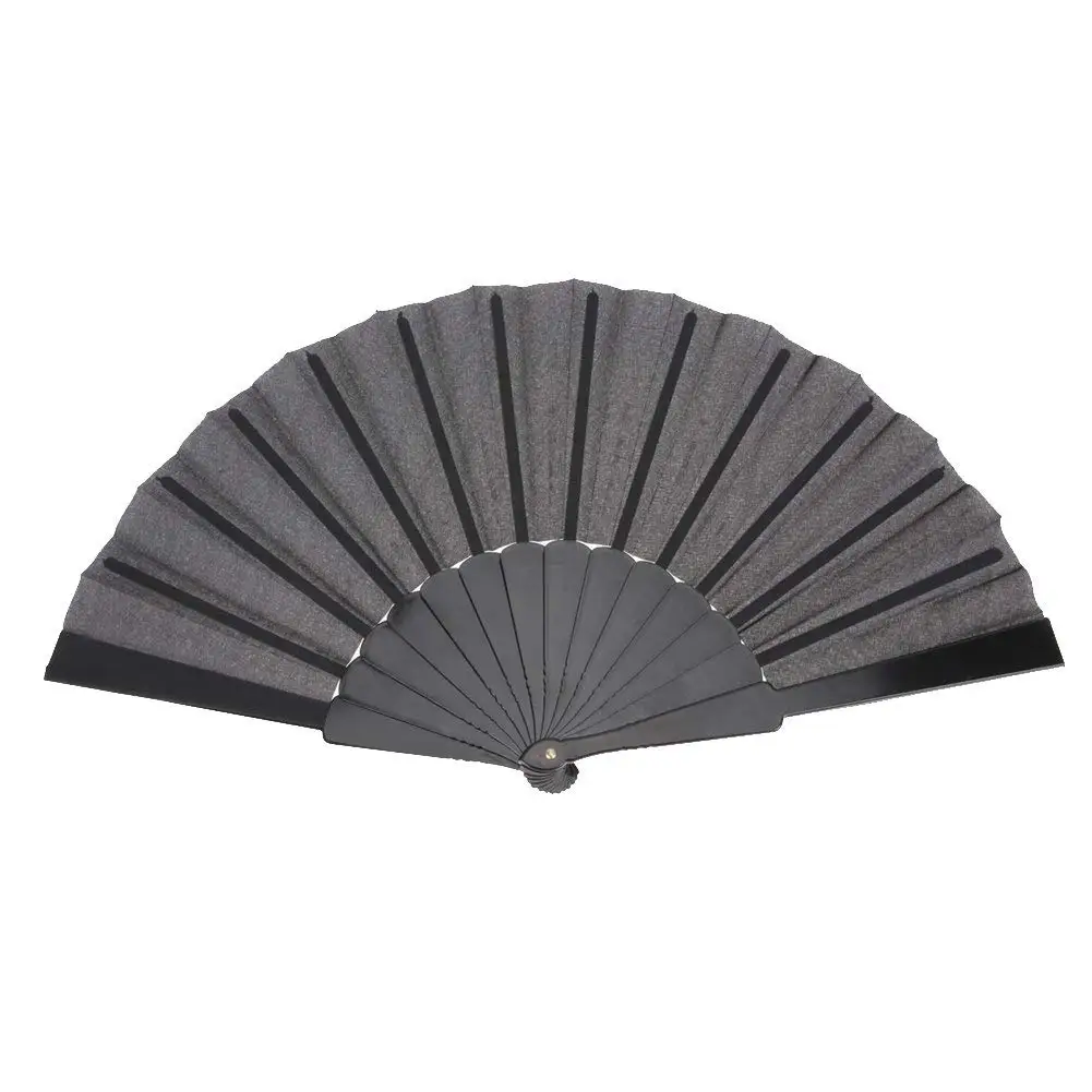 Anysell88 Black Folding Hand Fan 23cm Summer Portable Women Fan Craft Souvenir Decor