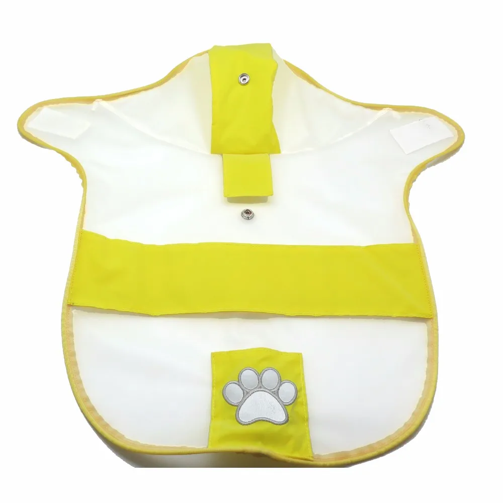 Eco-Friendly Dog Raincoat with Reflective Light for Night Safety Summer Pet Clothes Waterproof