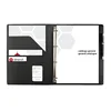 Executive file folder A4 leather loose-leaf clipboard business meeting sales file folder with pocket