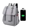 New Designer Shock Water proof Men's Business Laptop Backpack Back Pack usb Bagpack Bags with USB Charging Port