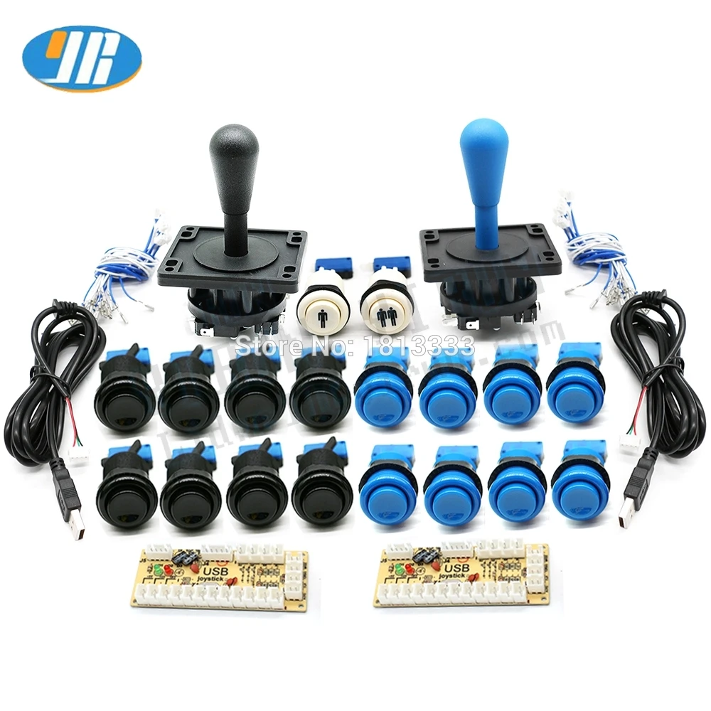 Hot Jamma Arcade Cabinet Diy Kit Zero Delay Usb Arcade Controller To Pc  American Style Joystick 4/8 Way With Happ Push Button - Buy Usb 12 Button  Gamepad Controller For Pc,Usb Fighter