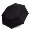 Folding Golf Umbrella 58-inch Extra Large Windproof Double Canopy - Auto Open Sturdy Compact and Portable