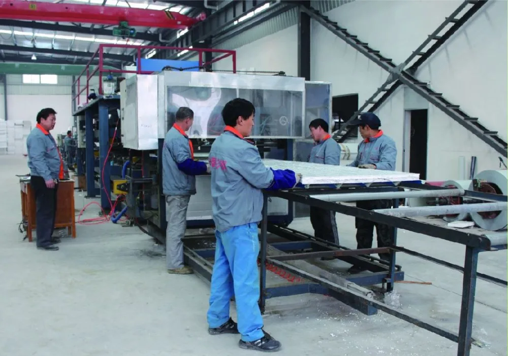 Sanwich panel production line1