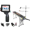 Automatic Online Egg Coding Printer / Date Code Printing Machine Code Printer+Sensor Stand+ Customized Egg Conveyor Belt