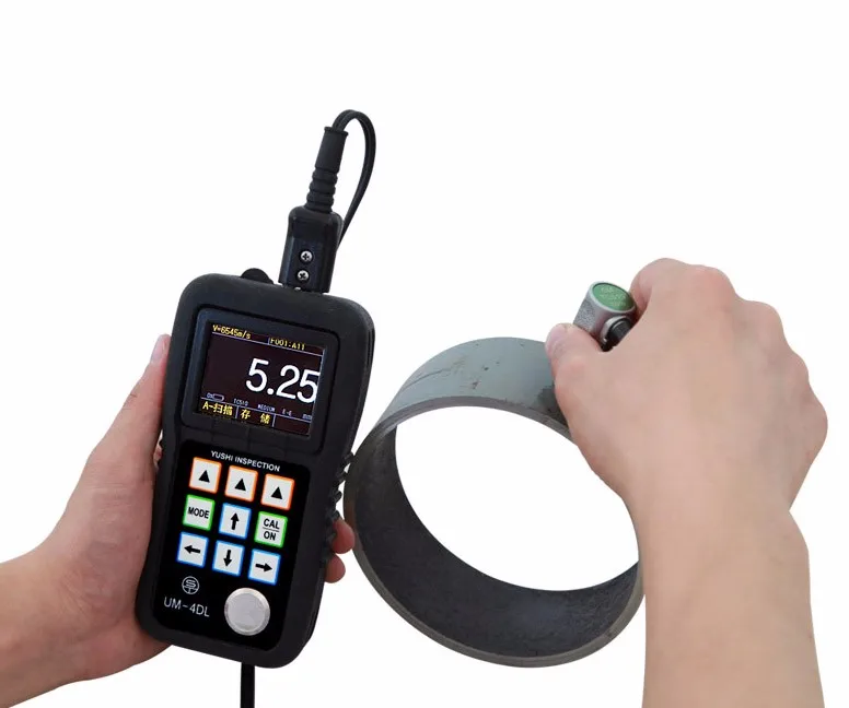 Digital Portable Hdpe Pipe Wall Thickness Meter Ultrasonic Thickness