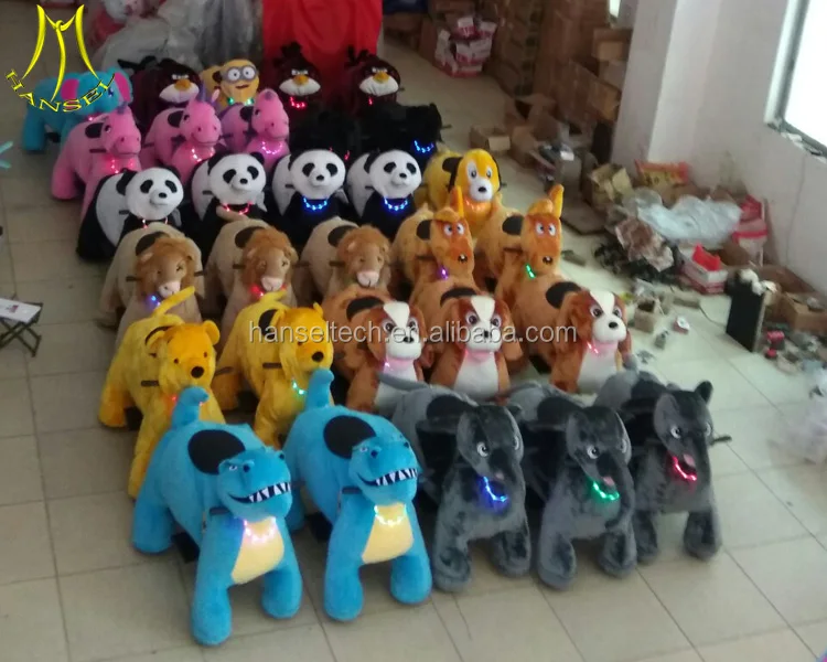 Hansel Factory Ride On Plush Animal Toy Adult Can Ride Electric Scooter Walking Animal Ride For