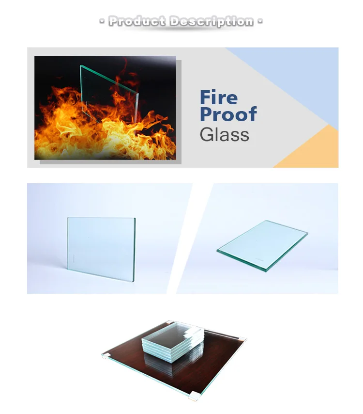 Half hour fire resistant glass
