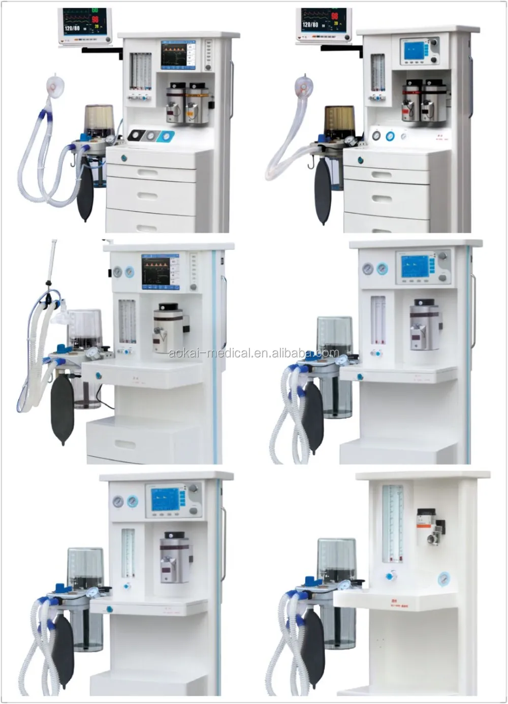 Hospital ICU Medical CCU emergency ventilator Anesthesia machine with CE approved MJ-560B3