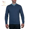 V Neck Cashmere and Pure Wool Blended Men Sweater