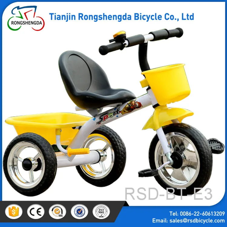 12inch Big Front Wheel Tricycle For Toddlers/pushable Tricycle For Baby