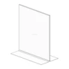 Elegent Design Straight Table Stand Menu Holder with Pattern