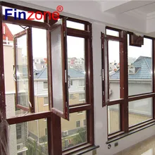 Лучшее качество Новое поступление Wood алюминиевого одетый стрельчатое окно
