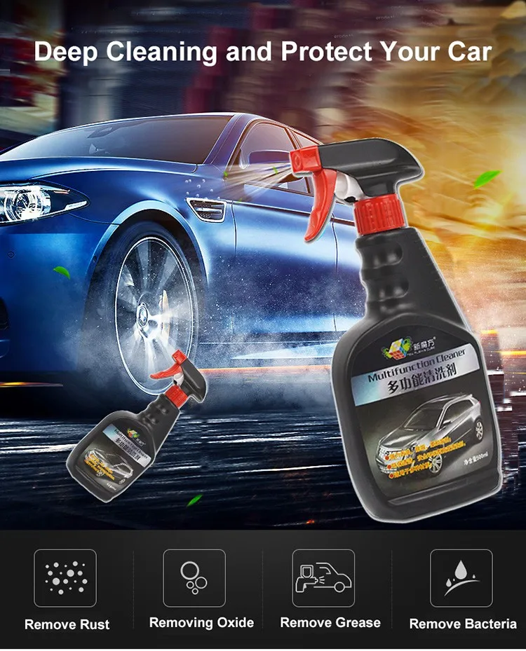 Ecofriendly Car Shampoo Multifunctional Interior Wash Agent For Car