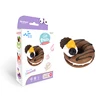 2018 New Design Novelty Donut Series Pretend Play 3D DIY Craft Toy Creative Keychain for Kid