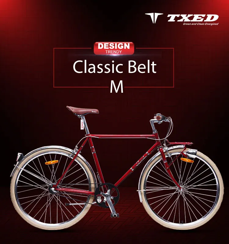 fancy trendy design retro city bicycle /city bicycle with belt