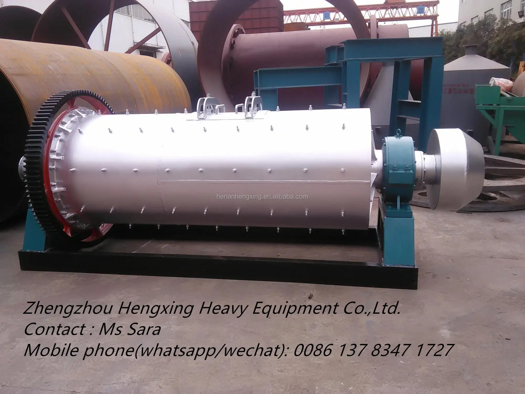 Gold Iron Copper Ore Stone Grinding Ball Mill Machine High Quality