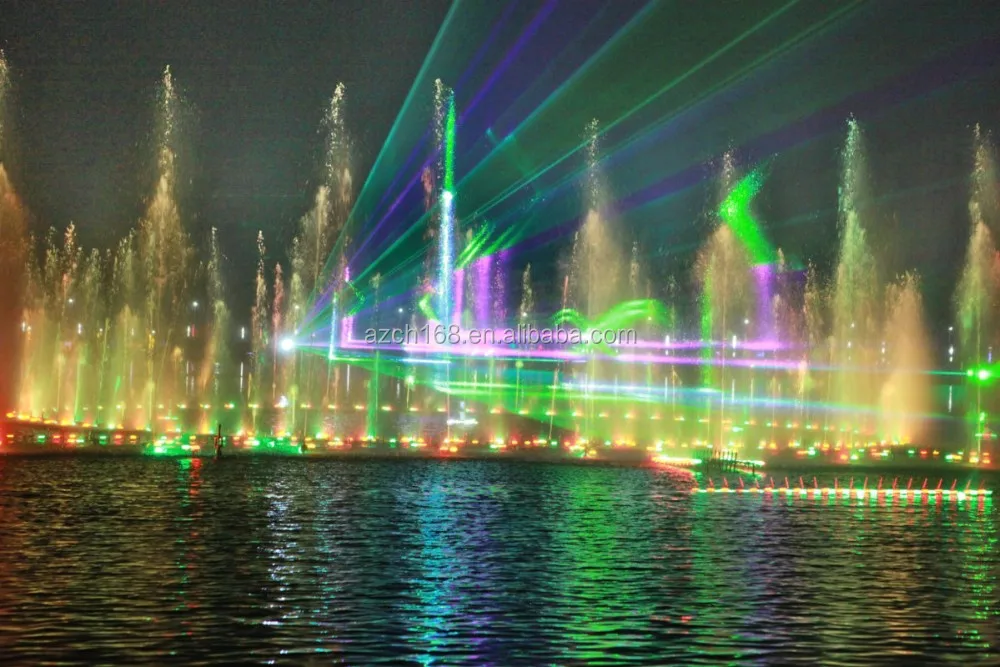 3d Laser Show Water Screen Projection With Water Screen Movie Fountain ...