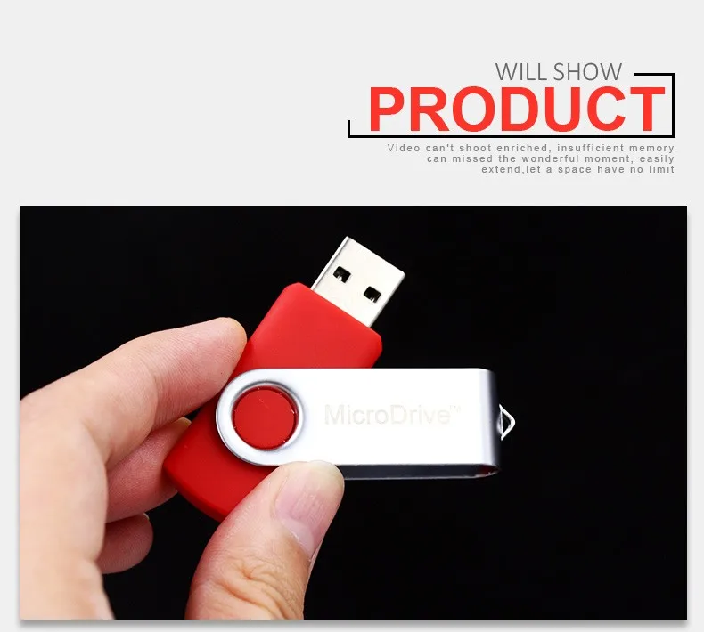Promotional Gifts Swivel Usb 4GB 8GB 16GB Logo Keychain USB Flash Drive - ANKUX.COM