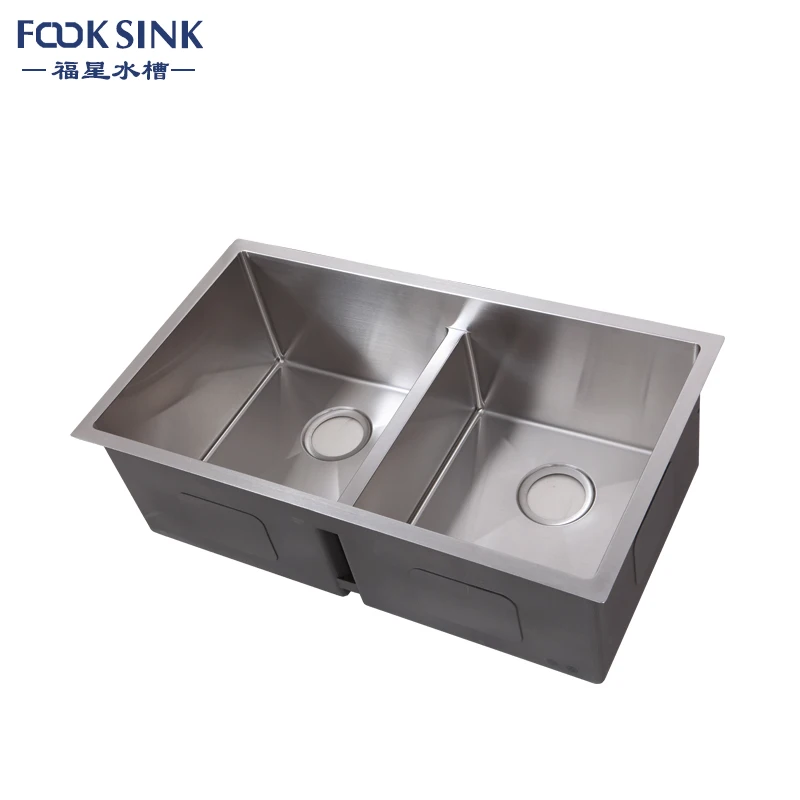 Factory Direct Undermount Sri Lanka Double Bowl Stainless Steel Kitchen