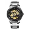 Men Wrist Watch Stainless Steel zinc alloy dial & Glass for man & waterproof 505047