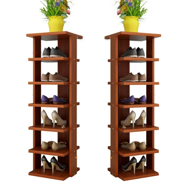 Tall Wooden Storage Shoe Rack/simple 