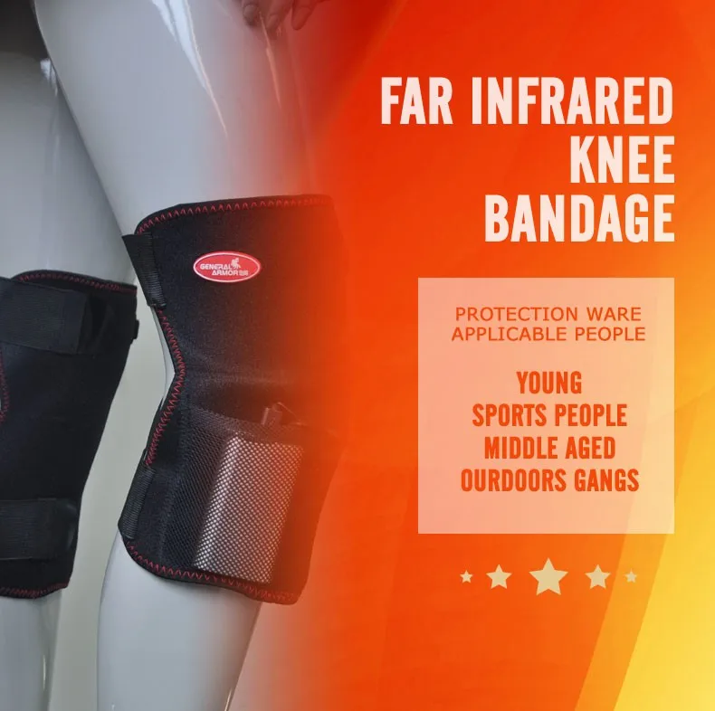 1 Pair Rechargeable Electric Heating Knee Pads Far Infrared Cold Leg