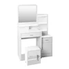 new style mirrored white good quality cheap price dressing table designs with drawer for home bedroom or hotel use