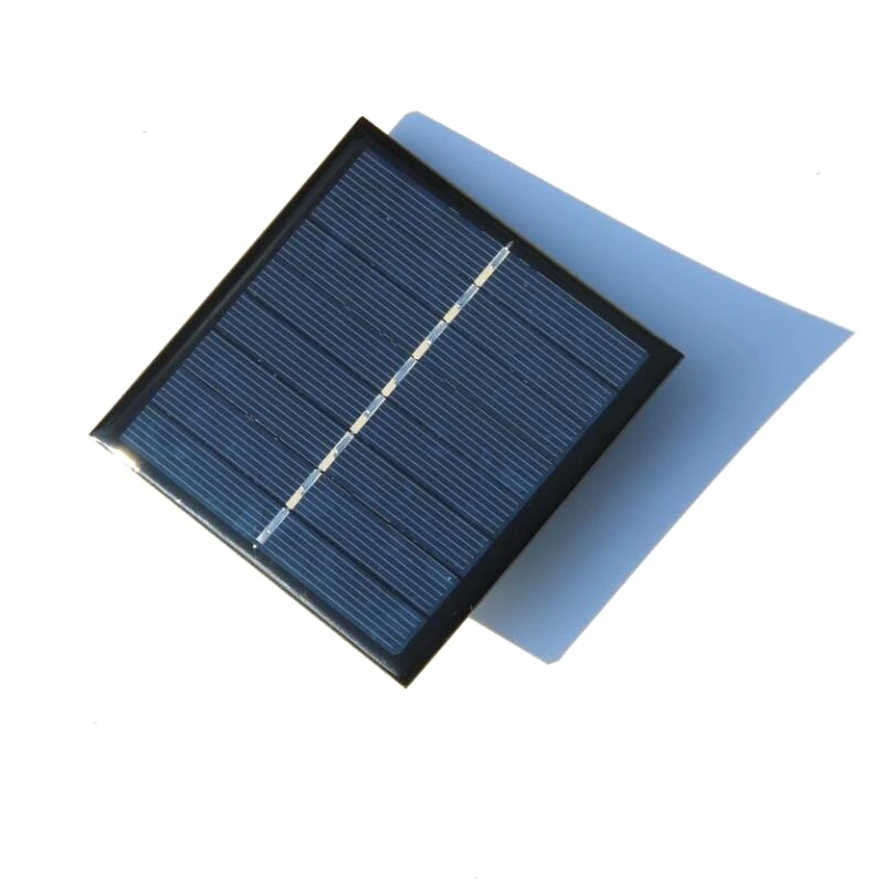 BUHESHUI 1W Solar Panel With Base For AA Battery 1W 4V Solar Cell For 1.2V 2xAA Rechargeable Battery Charging Directly New