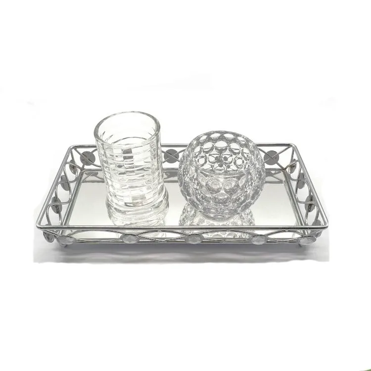 Metal Elegant Glass Vanity Tray Buy Vanity Tray,Tray,Glass Vanity