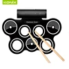 Unique Design Portable Rolling Drum Set Electronic Drum Set with Built-in Speaker