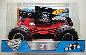 2016 HOT WHEELS MONSTER JAM BONE SHAKER DIE CAST METAL BODY 1:24 SCALE