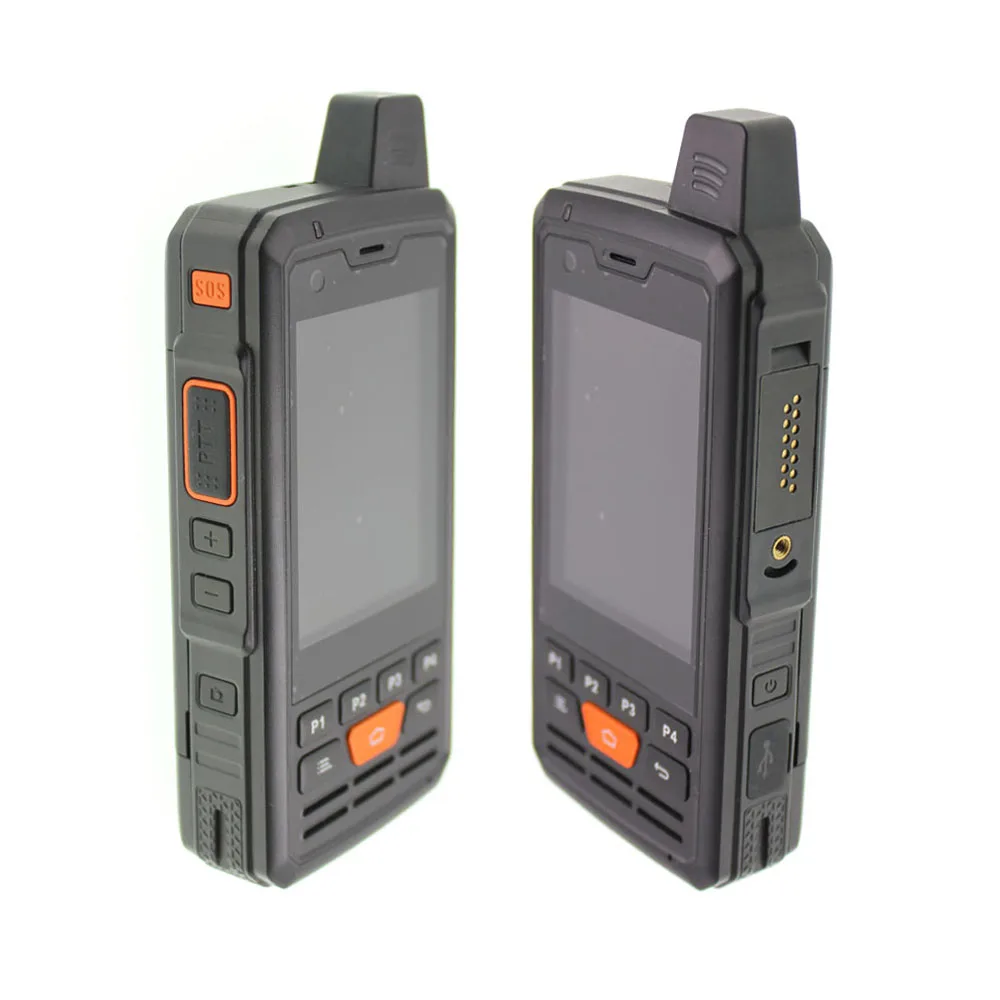 彩色顯示器智能手機 4g-p3 poc walkie talkie 電話收音機與 realptt