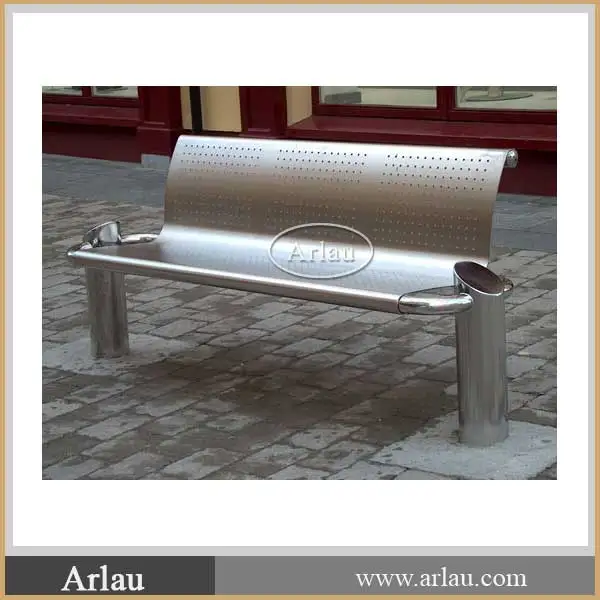Stainless Steel Public Bench Seat For Railway Station Metro Stainless Steel Public Bench Seat For Railway Station Metro