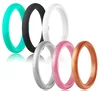 Custom Unique womens stackable silicone rings