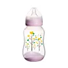Wholesale Temperture Changing Pp 350ml Big Capacity China With Suction Nozzle Stainless Steel Vacuum Baby Feeding Bottle