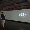 Latest arrival popular design led logo projector torch