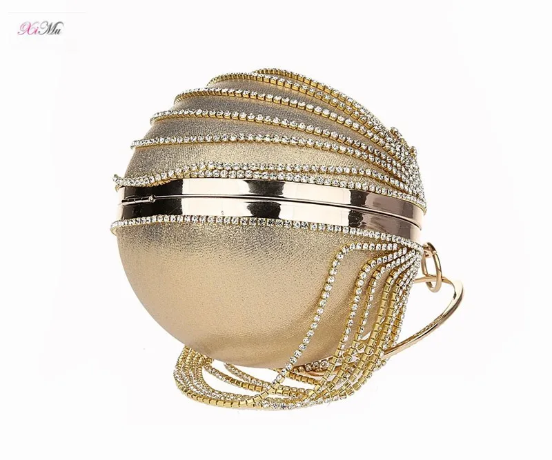 gold sphere purse