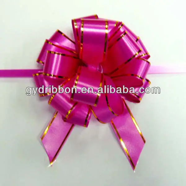 Printing Pp Pull Bow Per Make Plastic Ribbon Star Bow For Gift