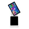 floor stand landscape portrait 32" Inch rotatable LCD screen PC kiosk touchscreen all-in-one