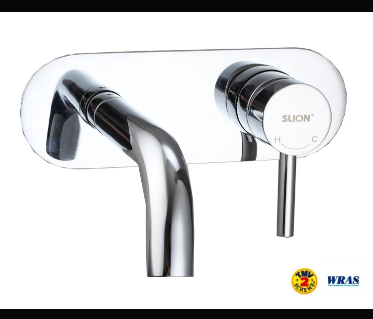 Factory high quality concealed chrom/black high basin faucet with one handle